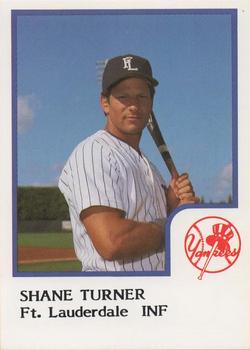 1986 ProCards Ft. Lauderdale Yankees #NNO Shane Turner Front