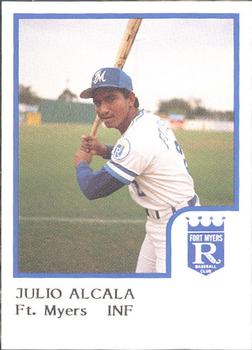 1986 ProCards Ft. Myers Royals #NNO Julio Alcala Front