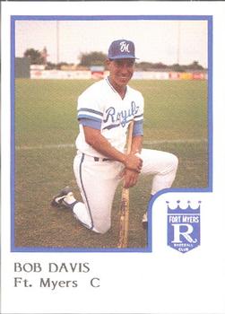1986 ProCards Ft. Myers Royals #NNO Bob Davis Front