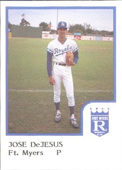 1986 ProCards Ft. Myers Royals #NNO Jose DeJesus Front