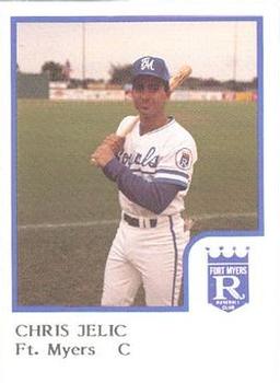 1986 ProCards Ft. Myers Royals #NNO Chris Jelic Front