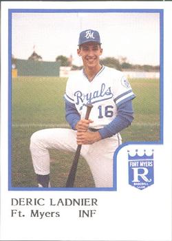 1986 ProCards Ft. Myers Royals #NNO Deric Ladnier Front