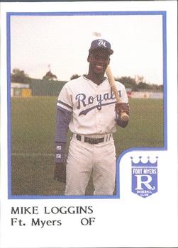 1986 ProCards Ft. Myers Royals #NNO Mike Loggins Front