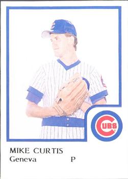 1986 ProCards Geneva Cubs #4 Mike Curtis Front