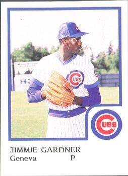 1986 ProCards Geneva Cubs #6 Jimmie Gardner Front