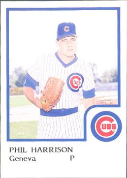 1986 ProCards Geneva Cubs #10 Phil Harrison Front