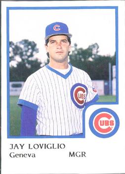 1986 ProCards Geneva Cubs #16 Jay Loviglio Front
