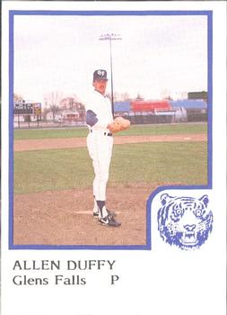 1986 ProCards Glens Falls Tigers #3 Allen Duffy Front