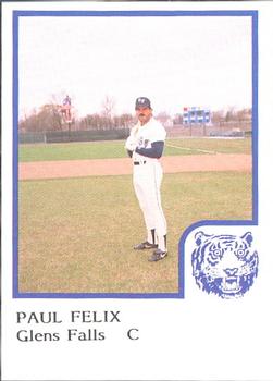 1986 ProCards Glens Falls Tigers #4 Paul Felix Front