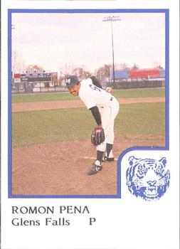 1986 ProCards Glens Falls Tigers #18 Ramon Pena Front