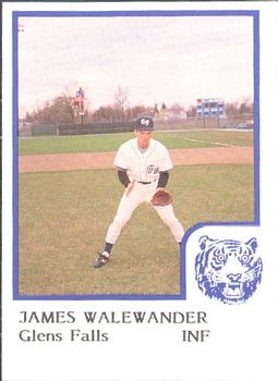 1986 ProCards Glens Falls Tigers #23 James Walewander Front