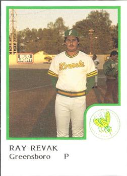 1986 ProCards Greensboro Hornets #19 Ray Revak Front