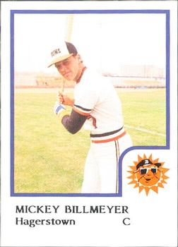 1986 ProCards Hagerstown Suns #3 Mickey Billmeyer Front