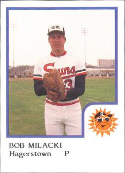 1986 ProCards Hagerstown Suns #11 Bob Milacki Front