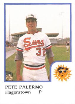 1986 ProCards Hagerstown Suns #14 Pete Palermo Front