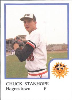 1986 ProCards Hagerstown Suns #19 Chuck Stanhope Front