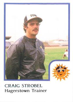 1986 ProCards Hagerstown Suns #23 Craig Strobel Front