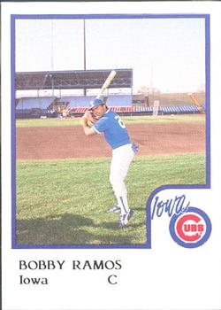 1986 ProCards Iowa Cubs #24 Bobby Ramos Front