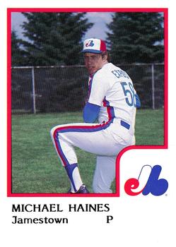 1986 ProCards Jamestown Expos #11 Michael Haines Front