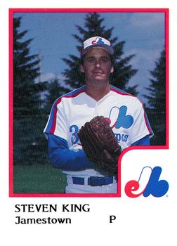 1986 ProCards Jamestown Expos #14 Steven King Front