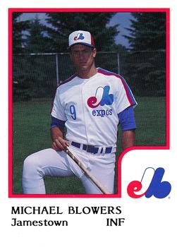 1986 ProCards Jamestown Expos #1 Mike Blowers Front