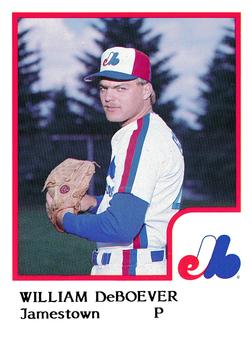 1986 ProCards Jamestown Expos #4 William DeBoever Front