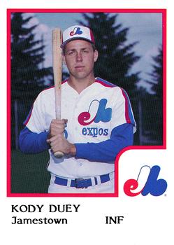 1986 ProCards Jamestown Expos #5 Kody Duey Front