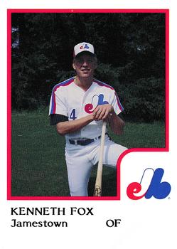 1986 ProCards Jamestown Expos #7 Kenneth Fox Front