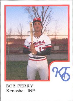 1986 ProCards Kenosha Twins #20 Bob Perry Front