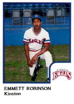1986 ProCards Kinston Eagles #19 Emmett Robinson Front