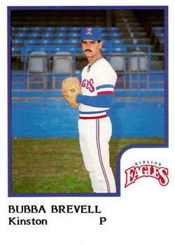 1986 ProCards Kinston Eagles #2 Bubba Brevell Front