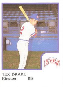 1986 ProCards Kinston Eagles #5 Tex Drake Front