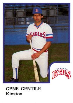 1986 ProCards Kinston Eagles #8 Gene Gentile Front