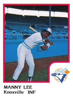 1986 ProCards Knoxville Blue Jays #NNO Manny Lee Front