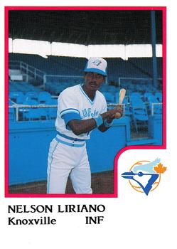 1986 ProCards Knoxville Blue Jays #NNO Nelson Liriano Front