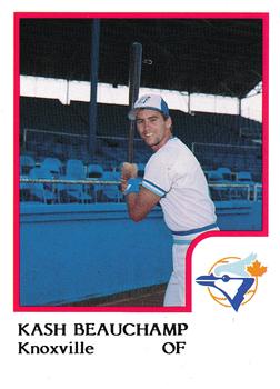 1986 ProCards Knoxville Blue Jays #NNO Kash Beauchamp Front