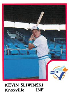 1986 ProCards Knoxville Blue Jays #NNO Kevin Sliwinski Front
