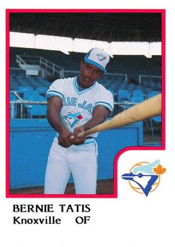 1986 ProCards Knoxville Blue Jays #NNO Bernie Tatis Front