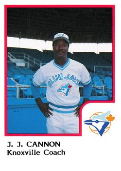 1986 ProCards Knoxville Blue Jays #NNO J.J. Cannon Front