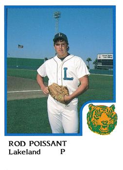 1986 ProCards Lakeland Tigers #NNO Rod Poissant Front