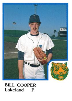 1986 ProCards Lakeland Tigers #NNO Bill Cooper Front