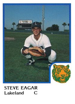 1986 ProCards Lakeland Tigers #NNO Steve Eagar Front