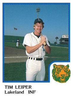 1986 ProCards Lakeland Tigers #NNO Tim Leiper Front