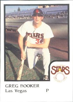 1986 ProCards Las Vegas Stars #2 Greg Booker Front