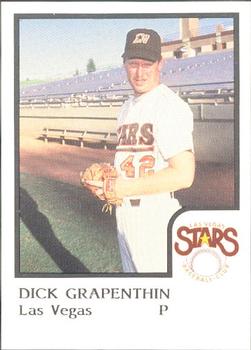 1986 ProCards Las Vegas Stars #5 Dick Grapenthin Front