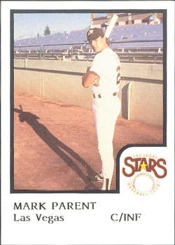 1986 ProCards Las Vegas Stars #12 Mark Parent Front