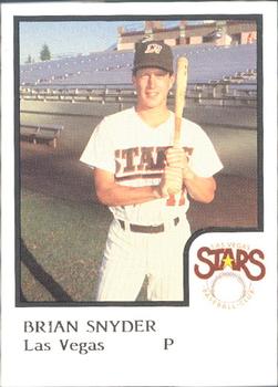 1986 ProCards Las Vegas Stars #18 Brian Snyder Front
