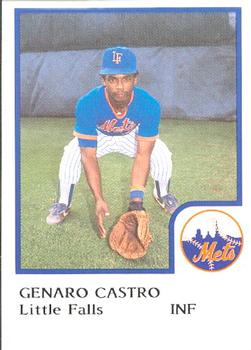 1986 ProCards Little Falls Mets #NNO Genaro Castro Front