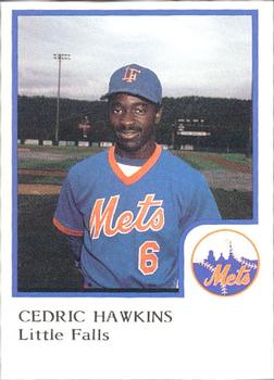 1986 ProCards Little Falls Mets #NNO Cedric Hawkins Front