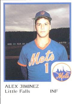 1986 ProCards Little Falls Mets #NNO Alex Jimenez Front